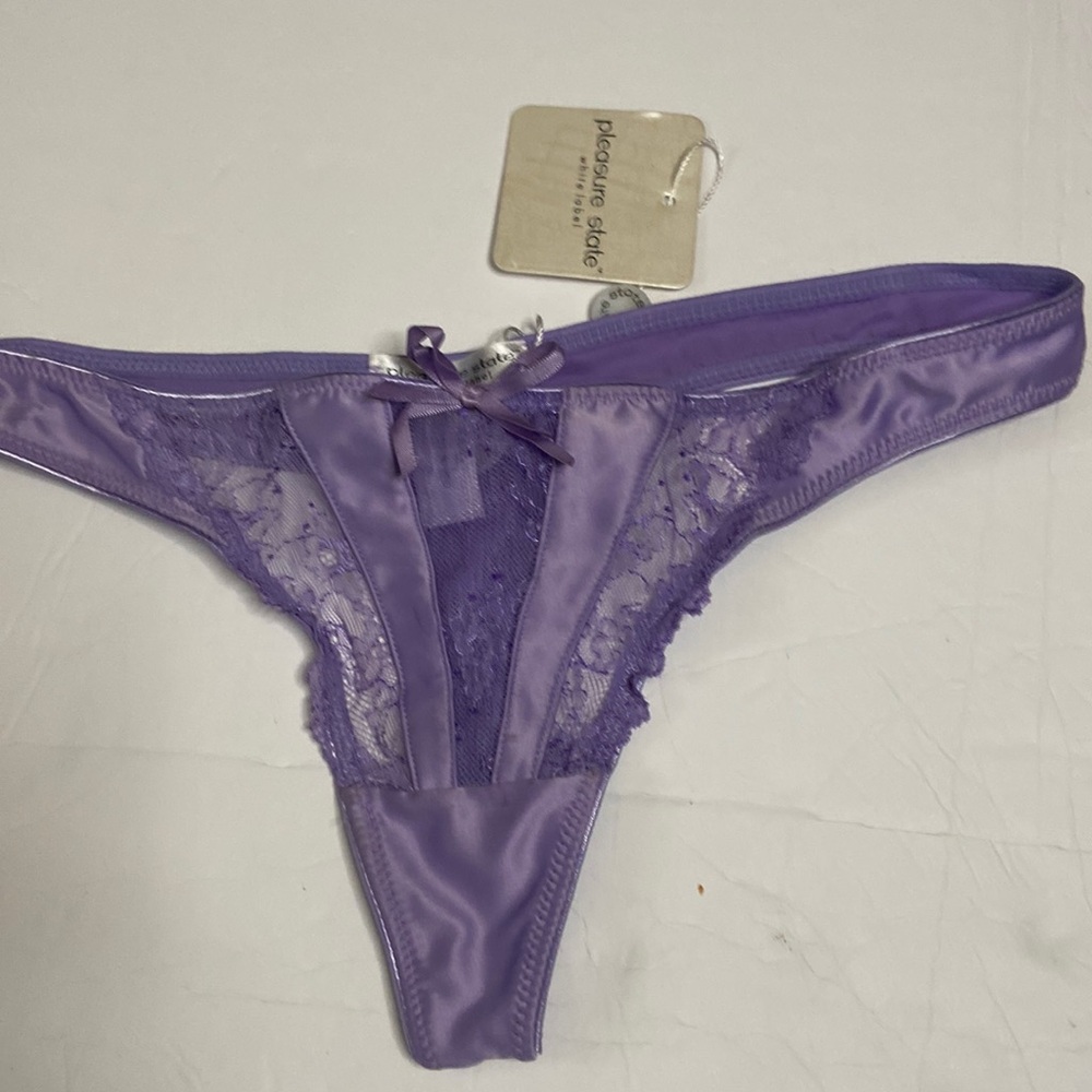 Pleasure State lavender thong panty